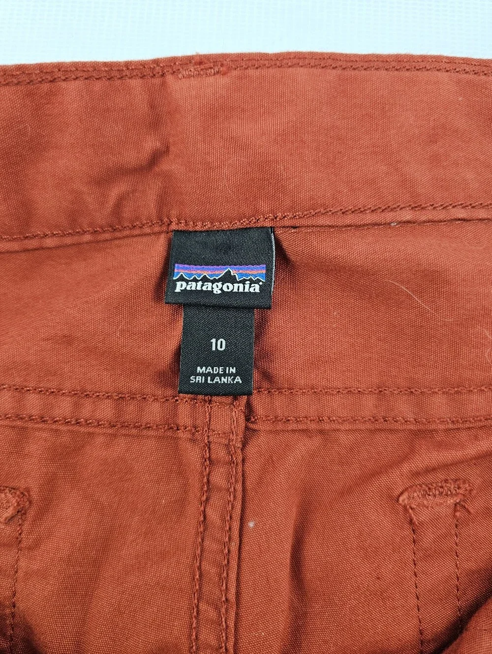 Patagonia Inter-Continental Pants Burnt Orange Women's Size 10